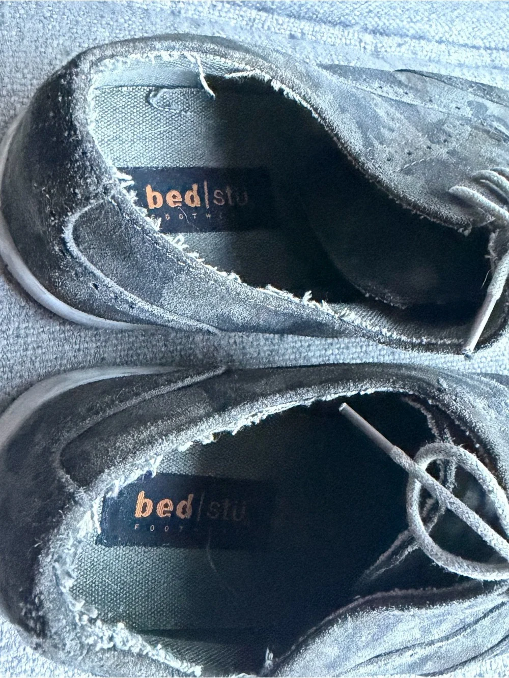Bed Stu Men's Sz 9 Quinn Camo Canvas Oxfords